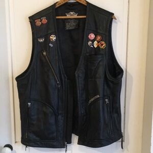 Vintage Harley Davidson vest